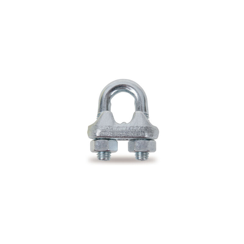 foto del prodotto blister morsetto per fune acciaio d 16 mm. robur 2 pezzi