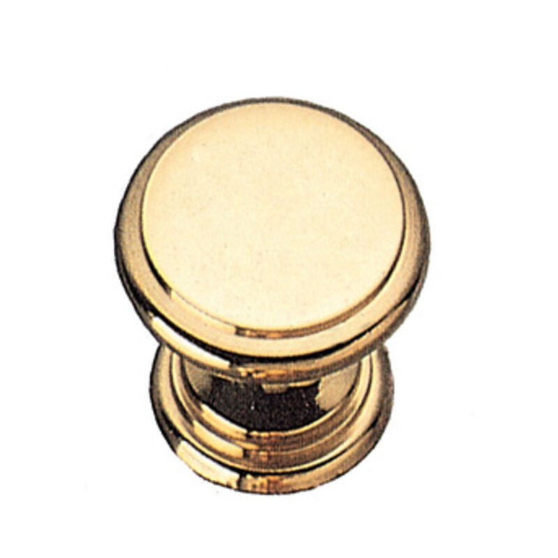 foto del prodotto blister pomolo 2174 a d 30 mm. oro lucido 2 pezzi