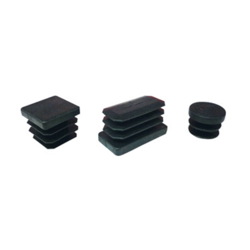 foto del prodotto blister puntale alettato 20x20 mm. nero 8 pezzi