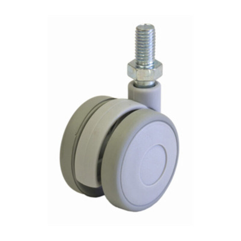 foto del prodotto blister ruota per mobile d.40 mm. perno grigio 2 pezzi