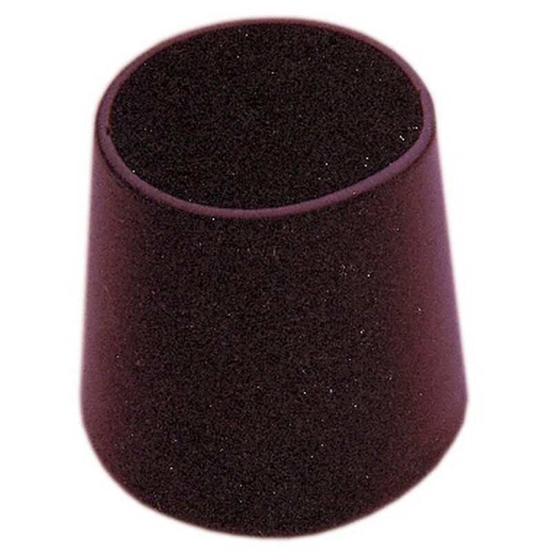 foto del prodotto blister sottosedia a goccia nero 20 mm. 8 pezzi