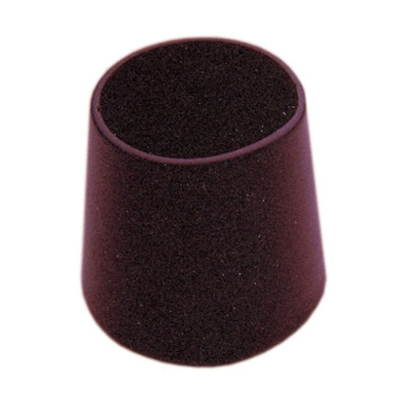 foto del prodotto blister sottosedia a goccia nero 22 mm. 8 pezzi