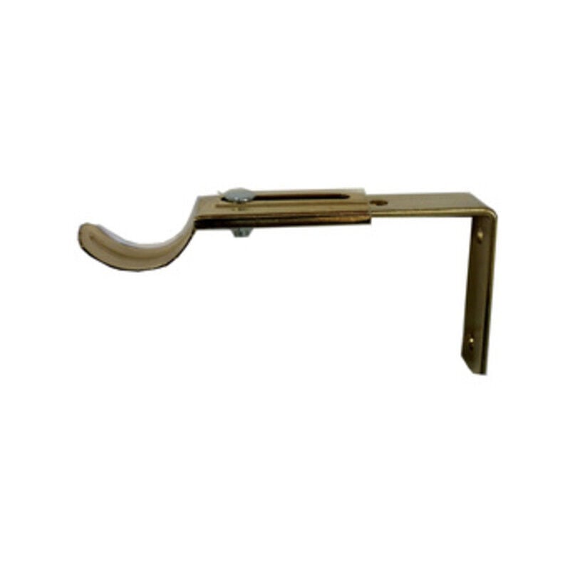 foto del prodotto blister supporto per bastone centrale ottonato 22 26 cm.