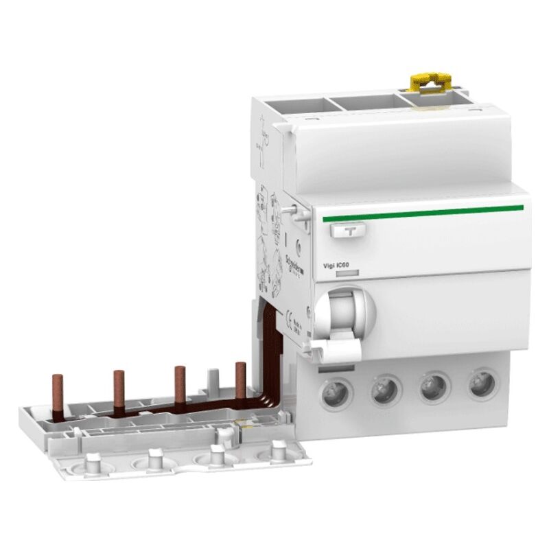 foto del prodotto bloc vigi modulaire t trapolaire schneider acti9 vigi ic60 63a 30ma type ac