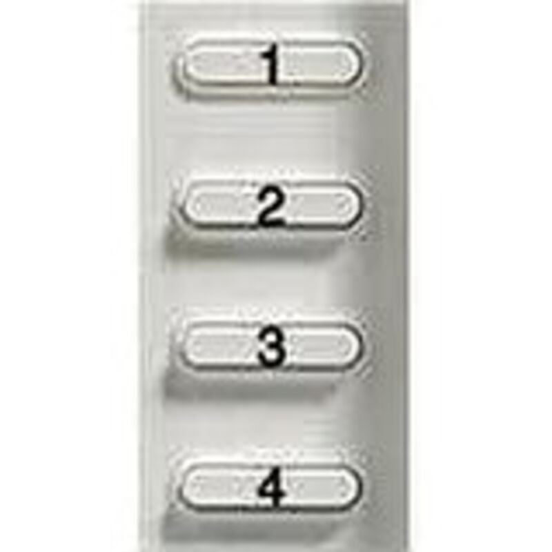 foto del prodotto blocchetto 4 pulsanti aggiuntivi pivot bticino cod. 337512