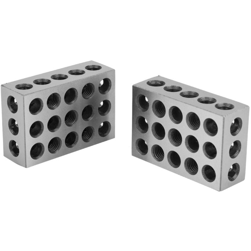 foto del prodotto blocco di fresatura rettificato 23 fori precisione di bloccaggio 0,0001 lavori di ispezione temprati per la macchina utensile per il layout di