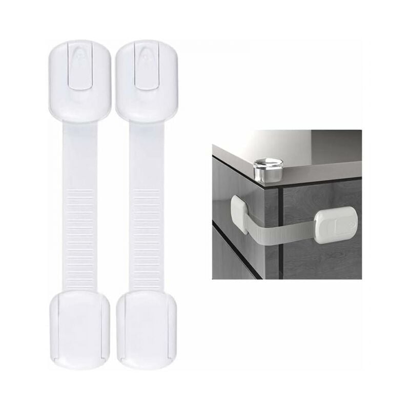 foto del prodotto blocco di sicurezza per bambini da 2 pezzi, blocco di sicurezza, blocco per armadio per bambini, blocco di sicurezza per bambini, blocco di sicurezza