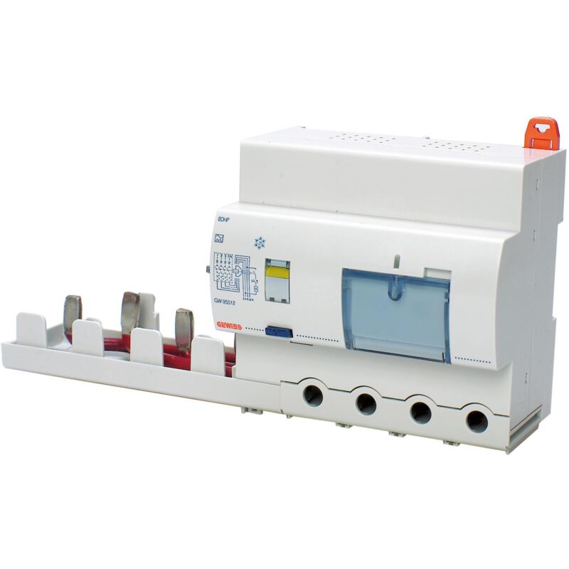 foto del prodotto blocco differenziale componibile per interruttori mt alte prestazioni 4p 125a tipo ac istantaneo idn 0,03a 6 moduli gewiss gw95426