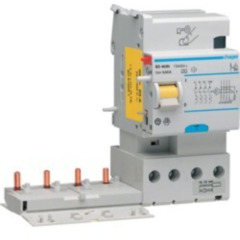 foto del prodotto blocco differenziale s 4p 500ma 63a a 3m hager cod. br463n 