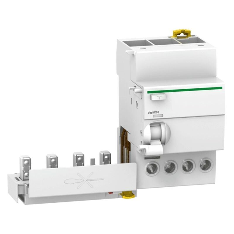 foto del prodotto blocco differenziale schneider 4p 25a 30ma a 3 moduli a9q51425