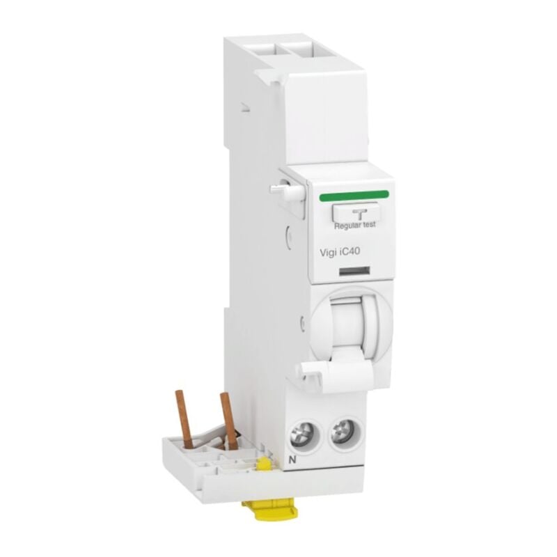 foto del prodotto blocco differenziale schneider acti9 1p n 25a 30ma a si 1m ic40 a9y84625