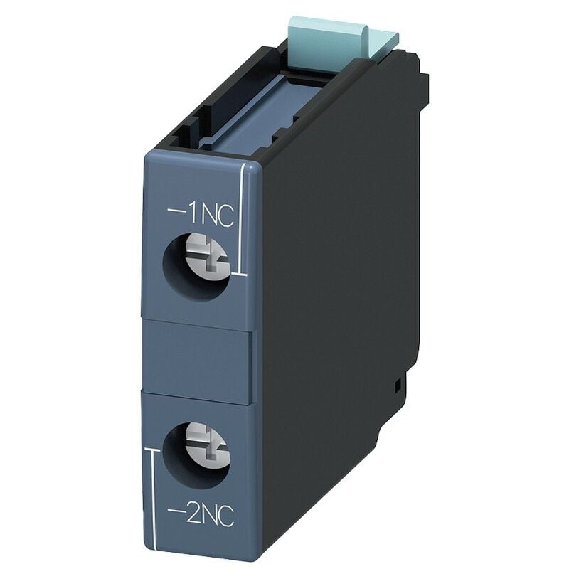 foto del prodotto blocco interruttore ausiliario siemens 1nc morsetto a vite 3rh19211ca10