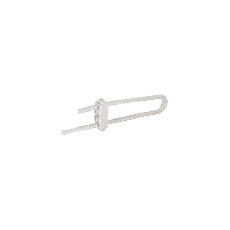foto del prodotto blocco porta scorrevole per porta doppia, l.220 mm, a.60 mm, p.20 mm, pvc bianco, 1 pezzo.
