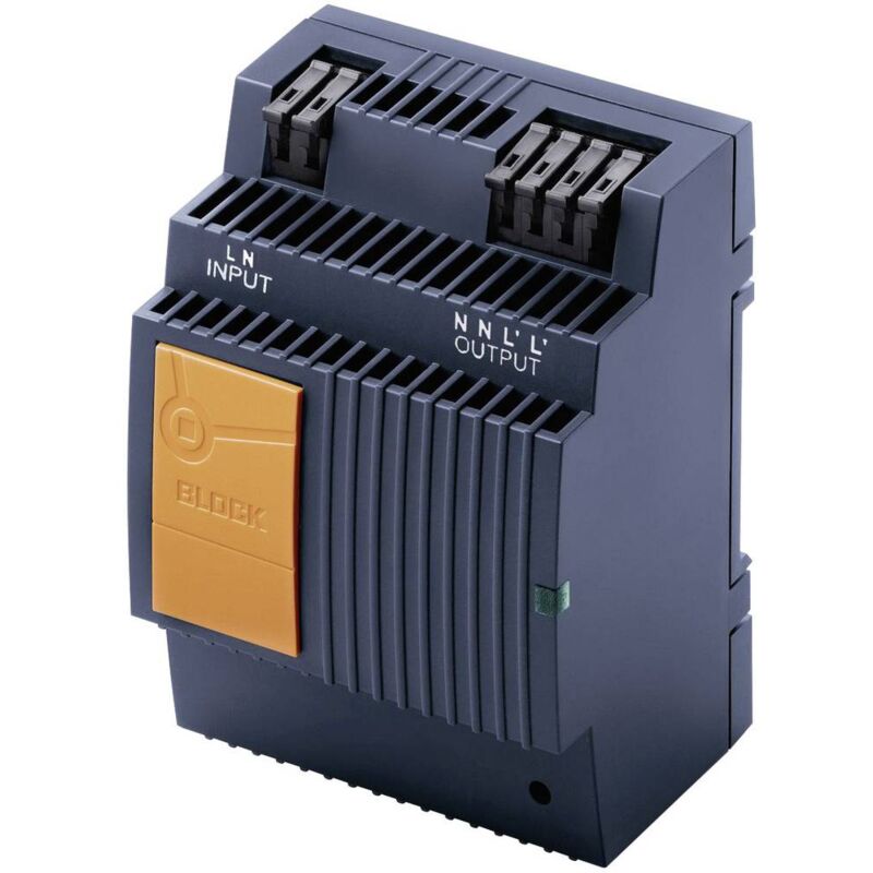 foto del prodotto block esg 6 limitatore di corrente con rilevatore di assenza di carico 16 a, 110 230 v ac da guida din