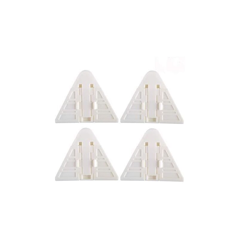 foto del prodotto blocking device security protection white, without drilling latch for sliding door 