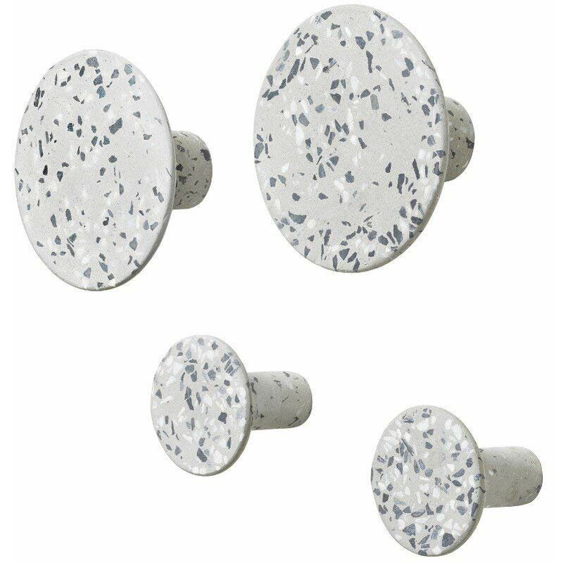 foto del prodotto blomus - appendiabiti da parete, gancio da parete, grigio terrazzo, altezza 4,5 cm, taglia unica