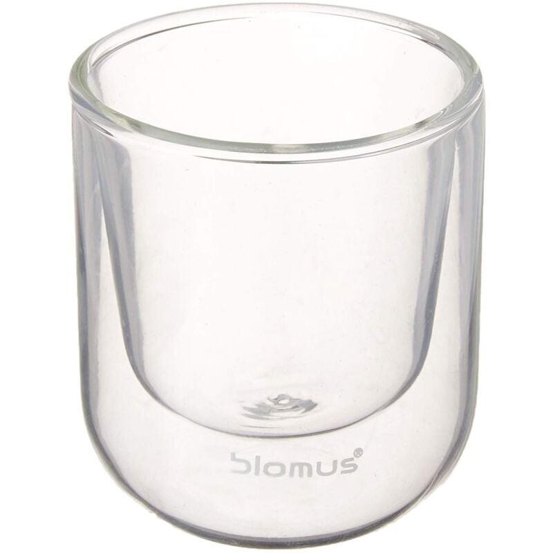 foto del prodotto blomus set 2 latte macchiato occhiali nero 65 mm 