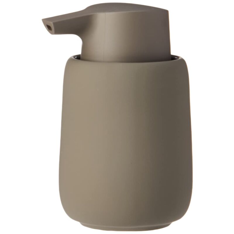 foto del prodotto blomus sono dispenser di sapone, ceramica plastica silicone, satellite, h 14 cm, t 9,5 cm, 8,5, v 0,25 l