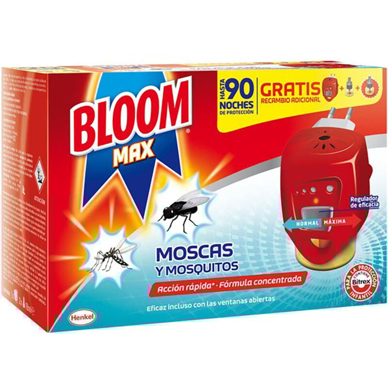 foto del prodotto bloom insetto max dispositivo elettrico 2 ricariche mosche e zanzare 