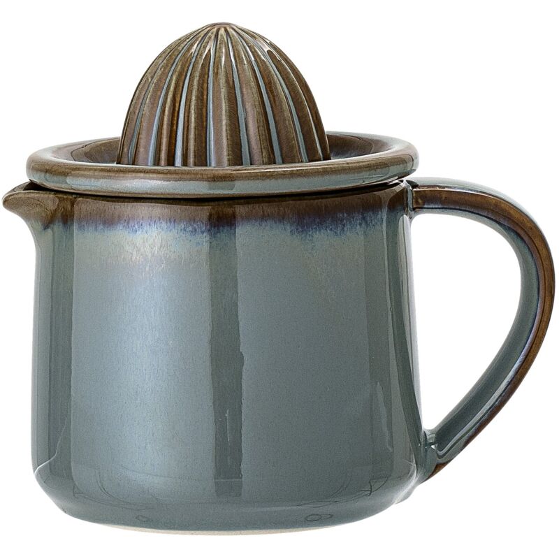 foto del prodotto bloomingville spremiagrumi pixie, verde blu marrone, ceramica