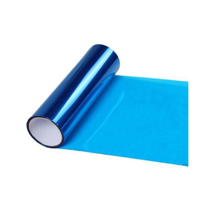 foto del prodotto blu pellicola vinilica autoadesiva 30cmx120cm cm per fendinebbia e fanali posteriori auto