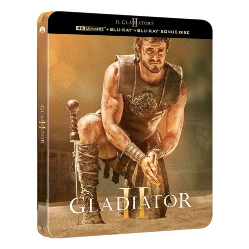 foto del prodotto blu ray 4k ridley scott - gladiatore 2 (il) (steelbook) (4k ultra hd+2
