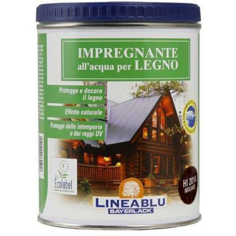 foto del prodotto blu sayerlack impregnante per esterni mogano 2,5 l