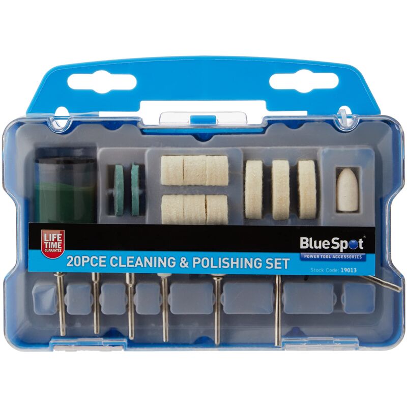foto del prodotto blue spot 10013 kit di pulizia e lucidatura, 20 pezzi