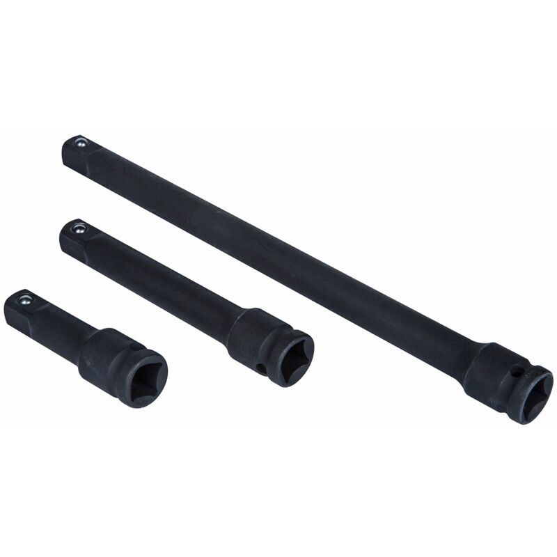 foto del prodotto blue spot tools 02071 prolunga impatto, nero, 1 5,1 cm, set da 3 pezzi