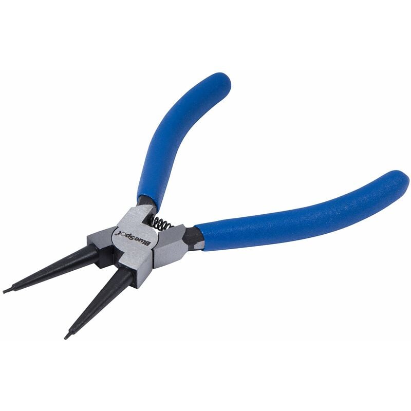foto del prodotto blue spot tools 08703 pinza interna a punta dritta, blu, 150 mm
