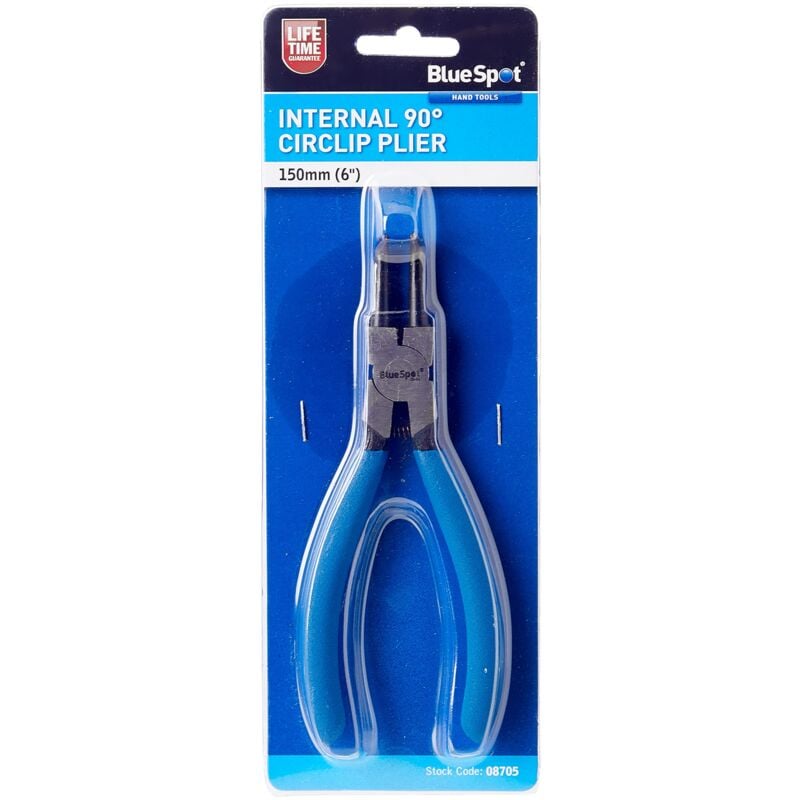 foto del prodotto blue spot tools 08705 pinza per anelli interni, 150 mm
