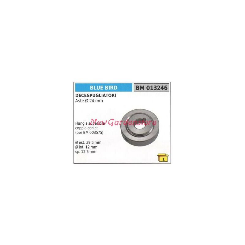 foto del prodotto bluebird flangia superiore coppia conica decespugliatore 013246