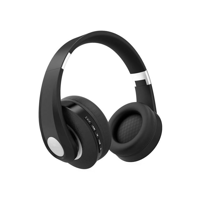 foto del prodotto bluetooth wireless cuffie adjustable head 500mah black w bag