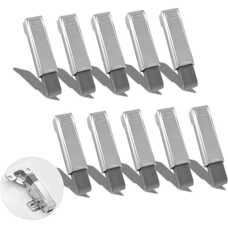 foto del prodotto blum blumotion 973a (973a0500) da agganciare o aggiornare per blum clip top e cerniere a clip con braccio dritto 10 pezzi