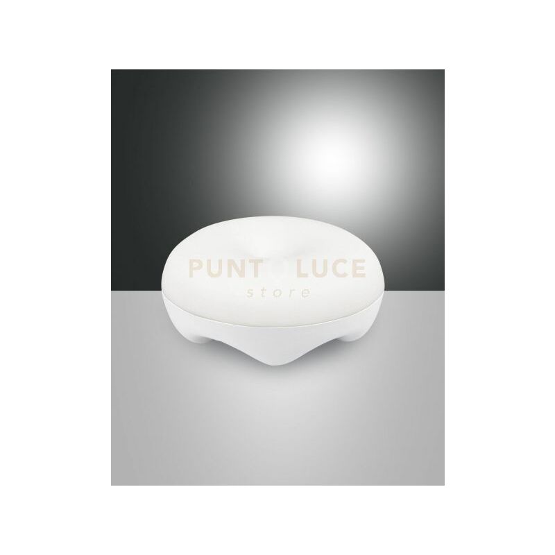 foto del prodotto bluma lampada da tavolo bianca ricaricabile a led 3000k 3,9w 325 lm sensore con dimmer