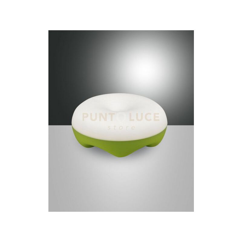 foto del prodotto bluma lampada da tavolo verde ricaricabile a led 3000k 3,9w 325 lm sensore con dimmer