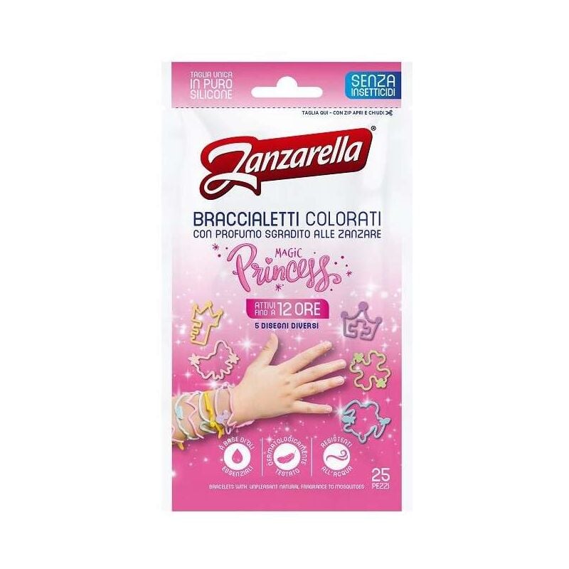 foto del prodotto blumen zanzarella braccialetti princess 25 pz