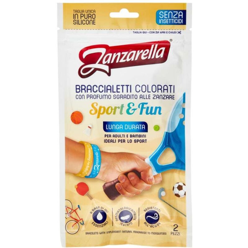 foto del prodotto blumen zanzarella braccialetti sport fun 2 pz