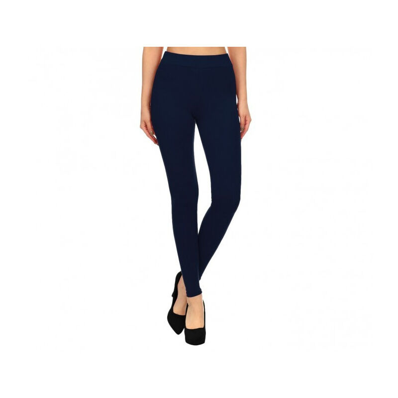 foto del prodotto bm03 leggings da donna in cotone elasticizzato colori alla moda grigio nero blu blu l xl trade shop traesio