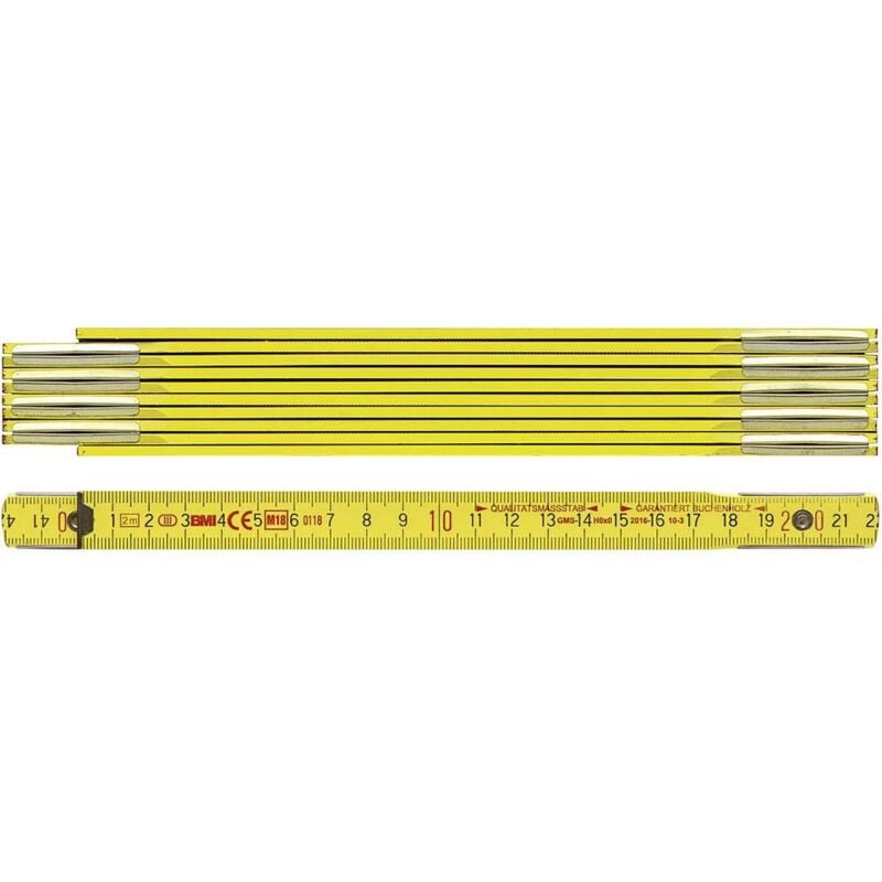 foto del prodotto bmi 972900200 metro ad asta 2 m legno