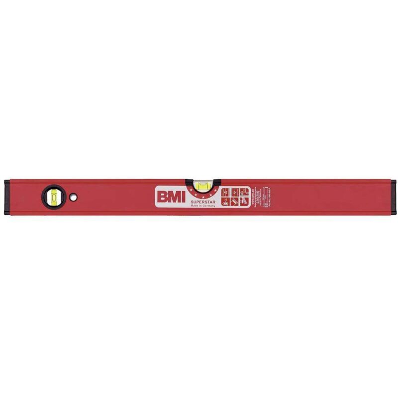 foto del prodotto bmi - livella superstar 40cm alluminio rosso 0,5 mm / m