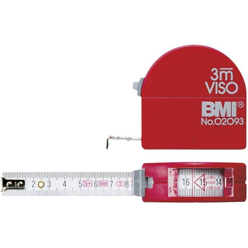 foto del prodotto bmi viso 405341010 metro a nastro 3 m acciaio
