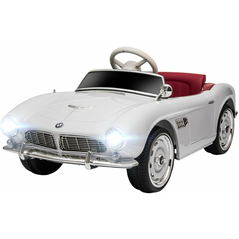 foto del prodotto bmw macchina elettrica per bambini 12v con licenza 507 bianca