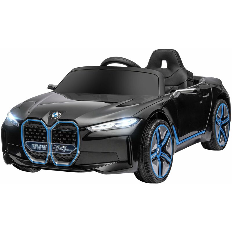 foto del prodotto bmw macchina elettrica per bambini 12v con licenza i4 nera