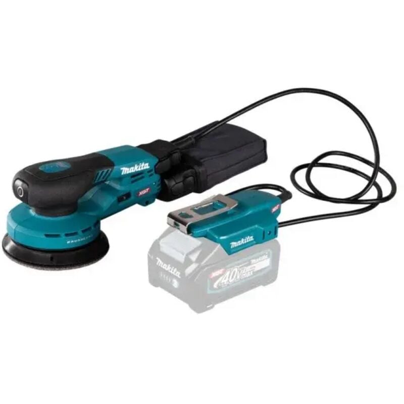 foto del prodotto bo003cgz levigatrice rotorbitale 125 mm brushless 40 v senza batteria makita