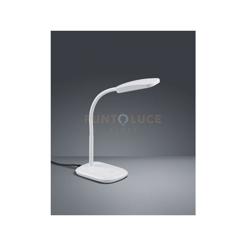 foto del prodotto boa lampada da studio led flessibile touch dimmer colore bianco h. 36cm 3,5w 1x 350lm, 3000k