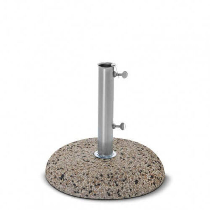 foto del prodotto bob gardens base ombrellone palo centrale kg 25 con tubo diametro 42 mm in acciaio,cemento base
