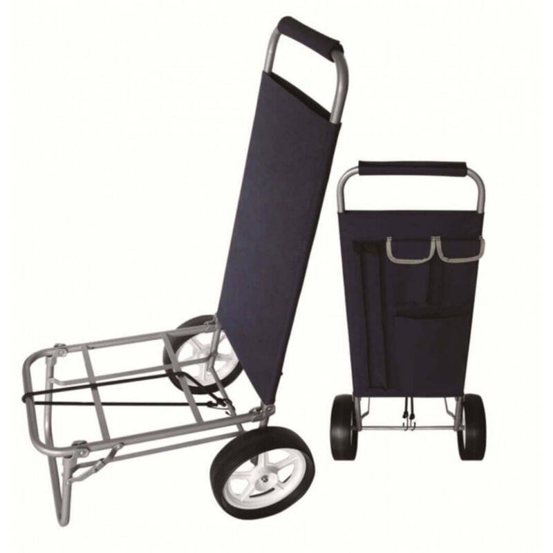 foto del prodotto bob gardens carrello da spiaggia e campeggio pieghevole in acciaio,oxford cm 62,5x52x103 doron