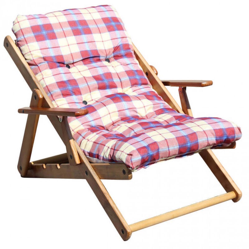 foto del prodotto bob gardens cuscino poltrone reclinabili cm 56x16x110 ozzy colore rosso