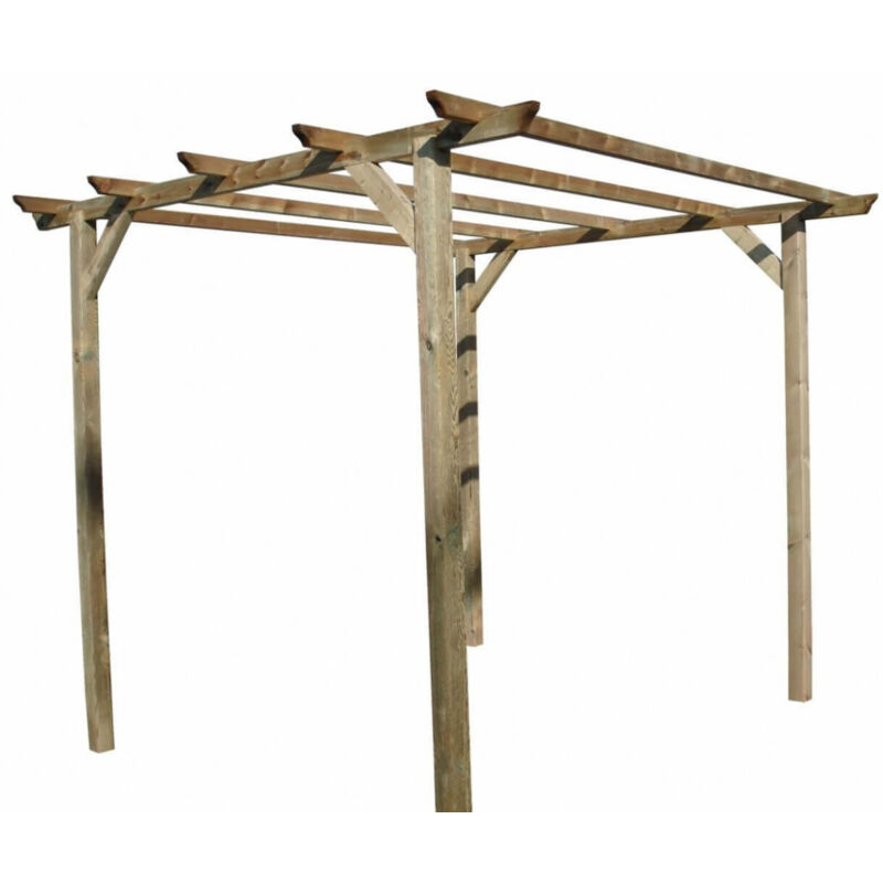 foto del prodotto bob gardens pergola da giardino 3x3 in legno france